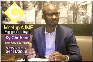 Vidéo. Meetup AJMF: l’engagement social, par Sy Cheikhou Président de l’ADDE