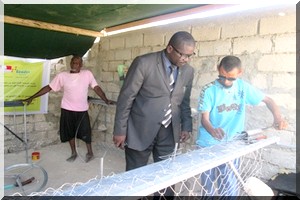 Formation de 12 jeunes handicapés sur la fabrication du grillage