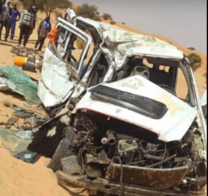Collision mortelle sur la route de Nouakchott – Boutilimit : 5 morts, plusieurs blessés 