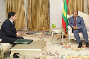 Mauritanie-Maroc: Nasser Bourita reçu par le président Mohamed Ould Abdel Aziz