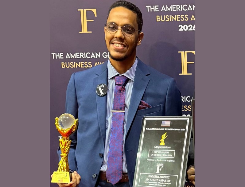 Ahmed Amar Ely, distingué « Best Young Leader of the Year 2026 » par l’American Global Business Awards 
