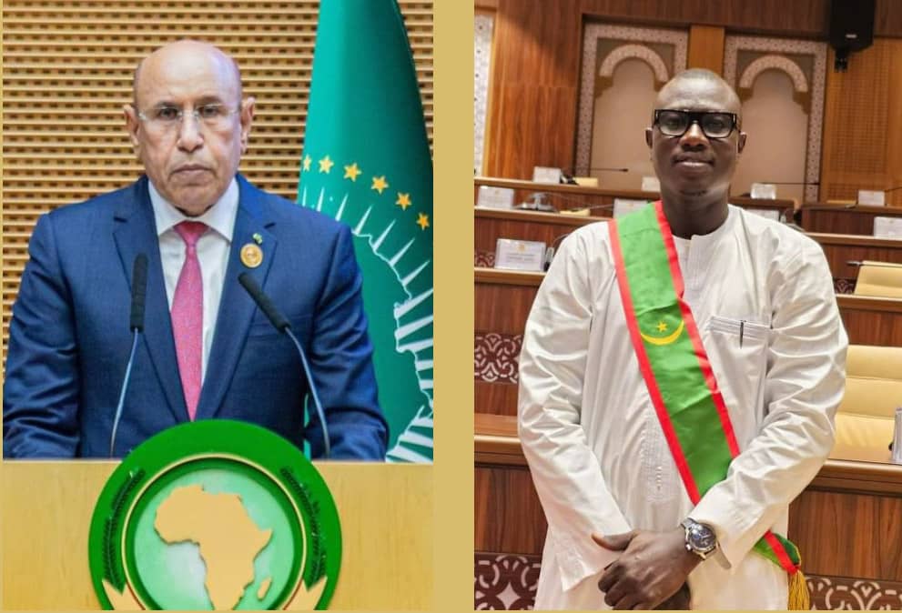 L'honorable député Ahmet FALL félicite le Président de la République Mohamed Ould Cheikh El Ghazouani