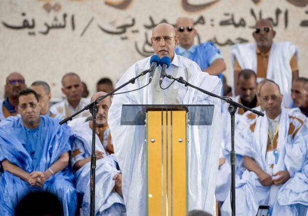 Présidentielle 2024 : le candidat Mohamed Ould Cheikh El-Ghazouani préside un meeting électoral à Aioun