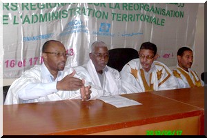 Aleg : Atelier inter régional sur la réorganisation de l’administration territoriale