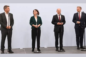 L'après Angela Merkel se dessine : accord préliminaire entre SPD, libéraux et Verts 