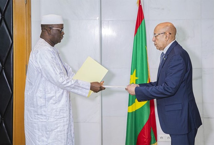 Diplomatie : le président reçoit les lettres de créances d’ambassadeurs dont celui de Guinée