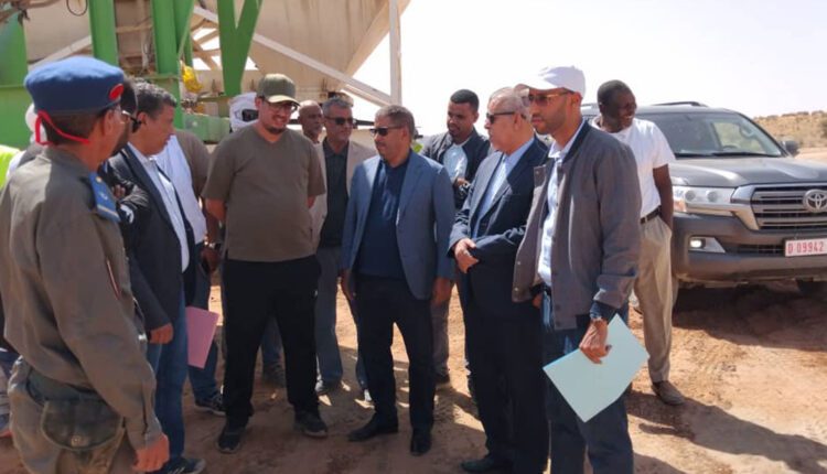 Le ministre de l’équipement s’informe sur les travaux en cours sur le tronçon 3 de la route Nouakchott-Boutilimit