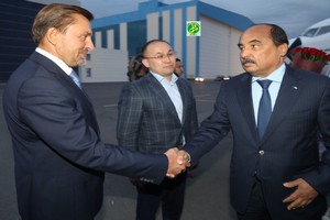 Arrivée du Président de la République à Astana