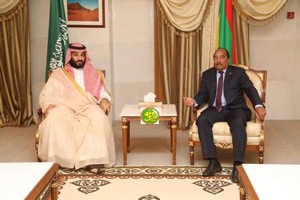 Le prince héritier saoudien entame une visite en Mauritanie