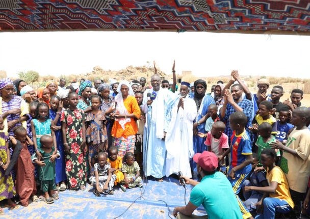 Le candidat à la Présidentielle de 2024, Mamadou Bocar Ba préside un meeting à Sélibabi