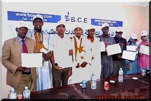 BCE : Cérémonie de remise de diplômes aux 15 diplômés chômeurs qui ont suivi une formation en gestion des affaires