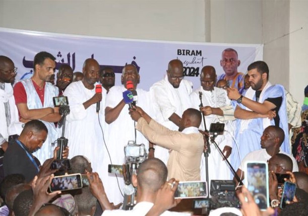  Présidentielle 2024: le candidat Biram Dah Abeid organise un meeting de campagne à Sélibabi