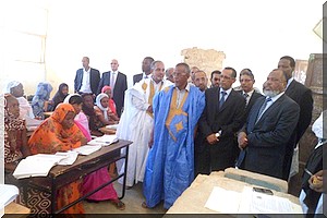 Le Ministre délégué à l’enseignement secondaire visite le Lycée de Boghé