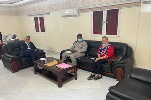 Le président de la CNDH reçoit le Coordinateur du Projet d’appui à la Force conjointe du G5 Sahel