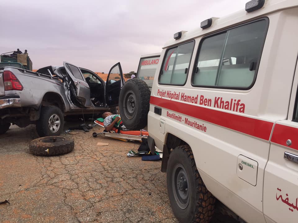 Un policier tué et trois autres blessés lors d’un accident de la route près de Nouadhibou 