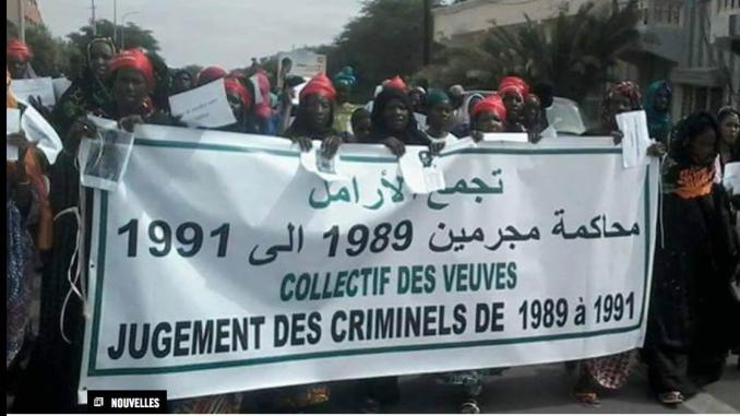 Collectif des Veuves de Mauritanie : déclaration de démarcation