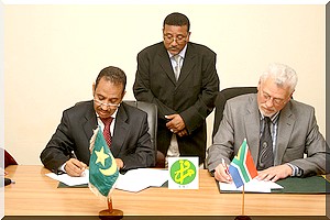 Don sud africain de 8 mille T au CSA 