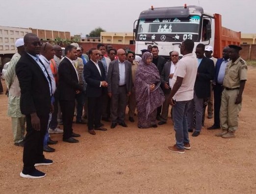 Une délégation gouvernementale entame une visite au Guidimagha pour soutenir les sinistrés des inondations