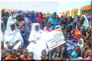 Inauguration du CDC de Dioudé Dièri par le maire de Bababé