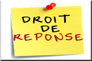 Droit de reponse à  l’ancien lieutenant Med Hafed O/Said 