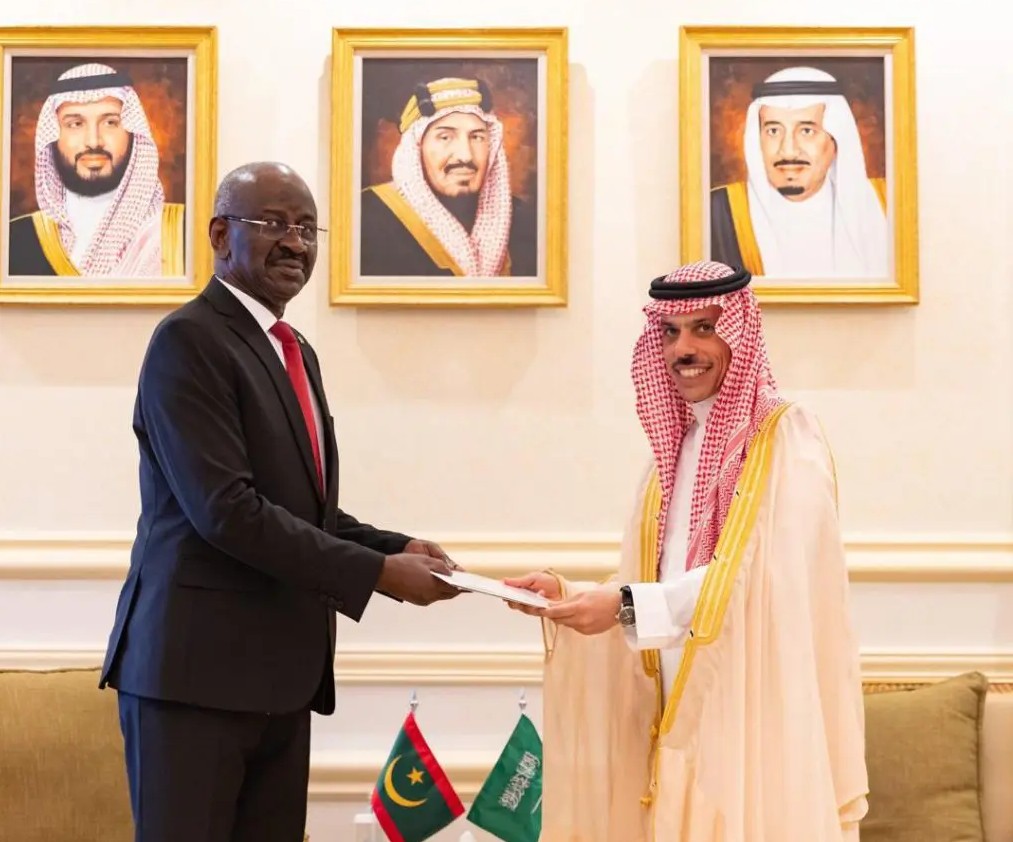Message écrit du président Ghazouani au prince héritier saoudien 