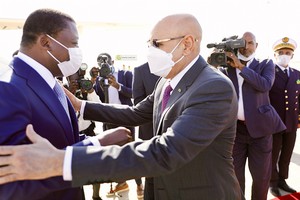 Faure Gnassingbé en visite d’amitié et de travail en Mauritanie
