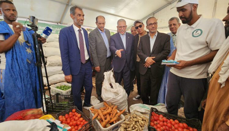 Le ministre de l’Agriculture visite la foire des produits maraichers de Nouakchott