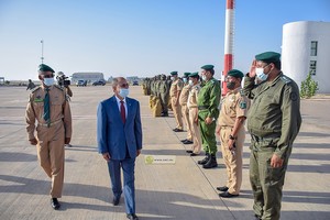 Départ du 9e détachement de la gendarmerie mauritanienne pour la Centrafrique