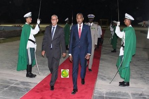 Arrivée à Nouakchott du Président de la RASD pour assister à l’investiture du Président élu