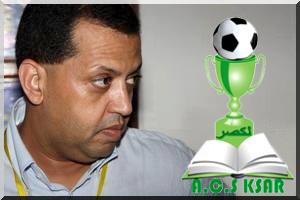 ACS Ksar : Cheikh Ould Gharraby, dos au mur