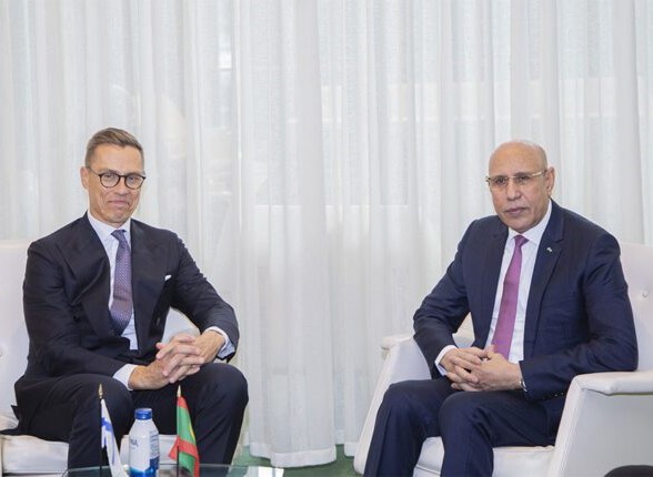 Le Président de la République, Président de l’UA, rencontre le Président de la République de Finlande