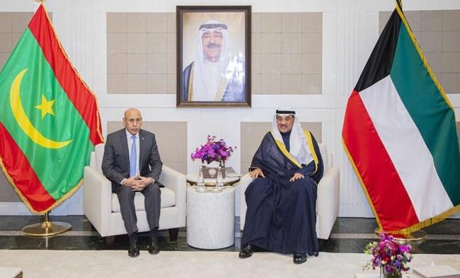 Ghazouani au prince héritier koweitien : notre peuple n’oubliera jamais le règlement historique du dossier de la dette 