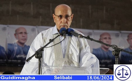 Visite du candidat SEM Mohamed Cheikh Ghazouani dans la Wilaya du Guidimakha - [Photo/Reportage]