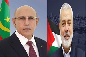 Tensions au Proche-Orient : entretien téléphonique entre Ghazouani et Ismaël Haniyeh