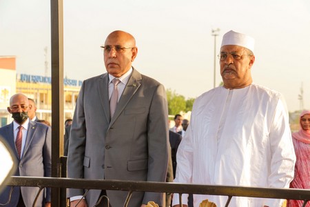 Investiture de Mahamat Idriss Déby Itno : arrivée du président Ghazouani, à N’Djamena [Photoreportage]