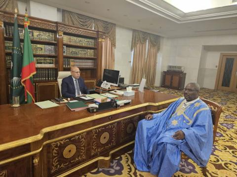 L’ancien député-maire de Rosso Sidi Diarra reçu par le président Ghazouani