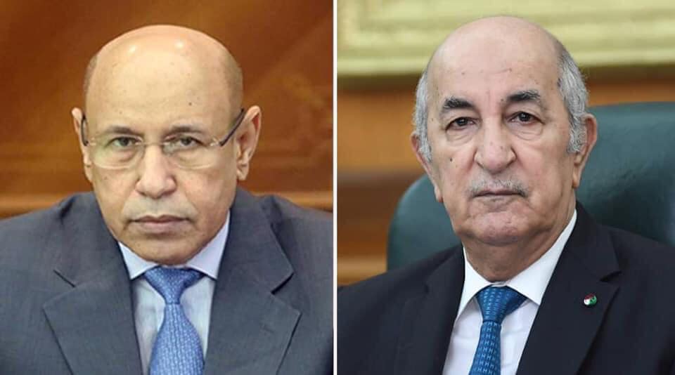 Le président algérien félicite son homologue mauritanien Mohamed Ould Cheikh El-Ghazouani pour sa réélection