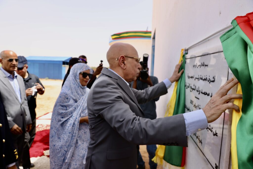 Le Président de la République lance la deuxième phase du projet d’eau potable d’Aftout Charghi