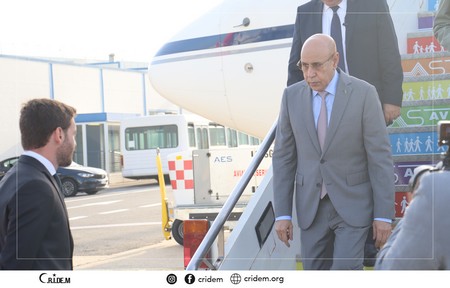 Le président Ghazouani à Rome pour participer à la Conférence internationale sur le développement et la migration