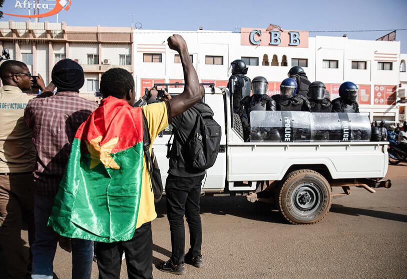 Burkina Faso : tirs entendus et militaires déployés à Ouagadougou 