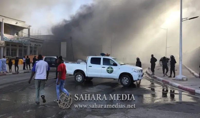 Dégâts matériels importants dans l’incendie du marché de la ville d’Atar