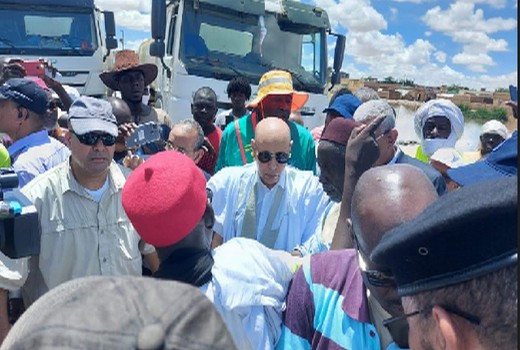 El Ghazouani à Kaédi : les moyens ont été mobilisés pour sécuriser nos populations et leurs biens