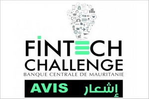 Avis - Fintech Challenge: Banque Centrale de Mauritanie (BCM) 