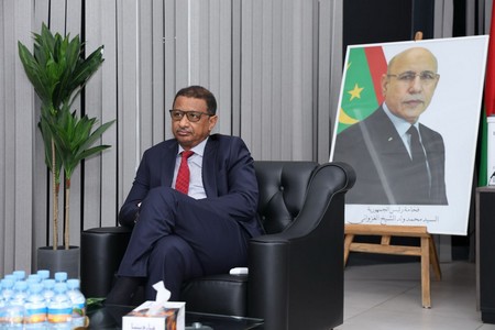 Le directeur général de l'Agence Nationale Maaden Mauritanie, M. Ba Ousmane, reçoit une mission onusienne