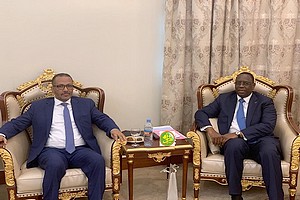 Le Président sénégalais reçoit le président du patronat mauritanien