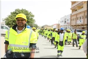  Les travailleurs licenciés de Mauritanie Logistique manifestent à Nouakchott