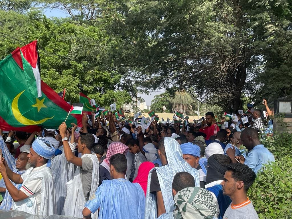 Mauritanie : manifestation de solidarité avec les Palestiniens