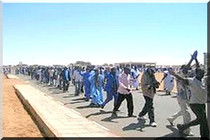 A propos de la marche des journaliers de Zouerate.  