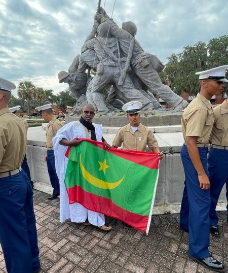 L’officier Fatma Semane, première femme d’origine mauritanienne à intégrer les marines américaines 