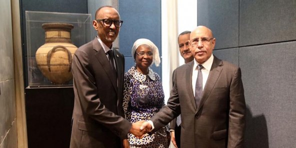 Rwanda-Mauritanie : Paul Kagame reçu chez Mohamed Ould Ghazouani 